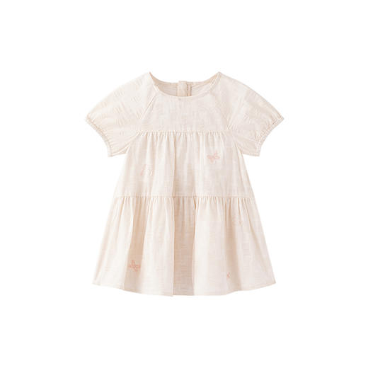 【商场同款】英氏柔软透气连衣裙夏新款可爱纯棉女童短袖裙子 商品图4