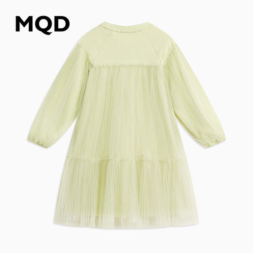 【MQD】【公主裙】童装女童春秋季新款甜美网纱连衣裙6633A09 商品图1
