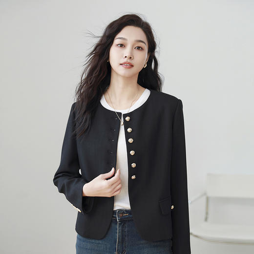 火桐hooton 法式圆领小香西装288388 商品图1