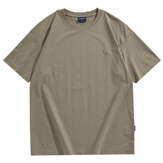 短袖t恤男夏季简约休闲百搭打底衫冰丝棉微宽松凉感上衣半袖   AY-az8074【Z8074】 商品图4