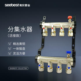 PE-RT系列 球阀型分集水器 (大体活接)
