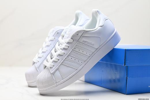 阿迪达斯Adidas Originals Superstar三叶草贝壳头经典低帮百搭休闲运动板鞋B27140男女鞋 商品图7