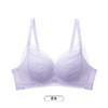 都市丽人自然舒适3D创新花形杯内衣女蕾丝文胸B杯适穿3/4杯薄款无钢圈三排扣LB42C7 商品缩略图11