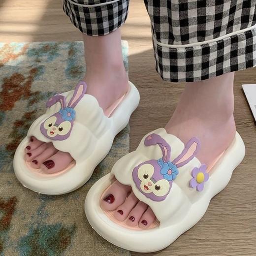 【踩屎感拖鞋女 外穿新款ins】时尚花朵少女心 软底厚底凉拖女 商品图5