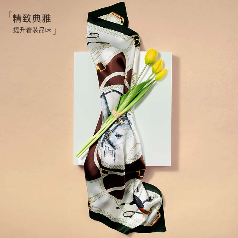  59元1条，98元2条「泰国皇室御用丝绸」银泰专柜在售｜钱皇  桑蚕丝丝巾小方巾 12姆米真丝