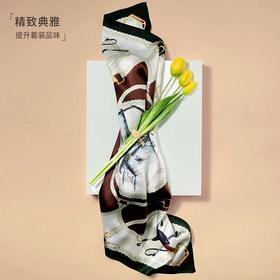 59元1条，98元2条「泰国皇室御用丝绸」银泰专柜在售｜钱皇  桑蚕丝丝巾小方巾 12姆米真丝