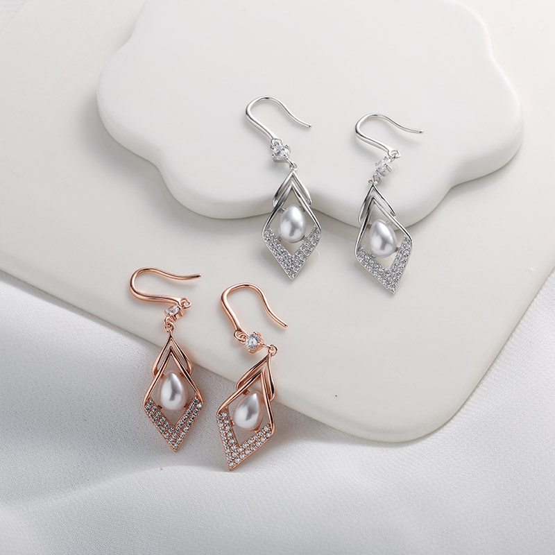 【宏艺珠宝】倚栏听风·银s925耳饰