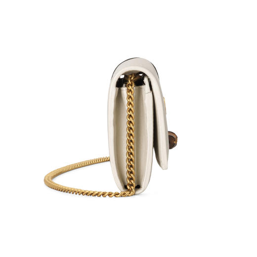 GUCCI 古驰 女士 Diana系列 竹节链条钱包 白色 658243 17Q0T 9022 商品图1