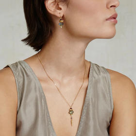 北京仓｜Chan Luu-LISBETH-橄榄石 石榴石 项链［美国设计师］