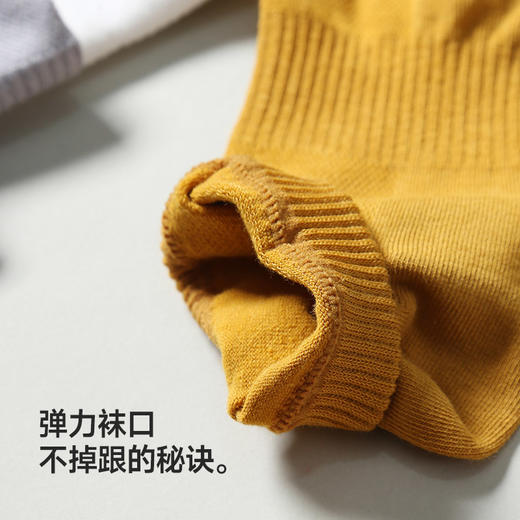 男士素色船袜（3双装） 商品图3