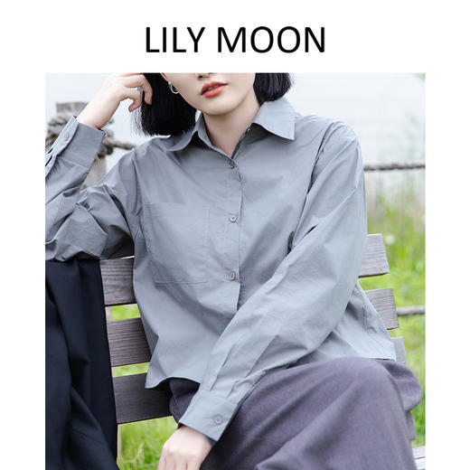 LILY MOON法式设计感休闲衬衫 商品图3