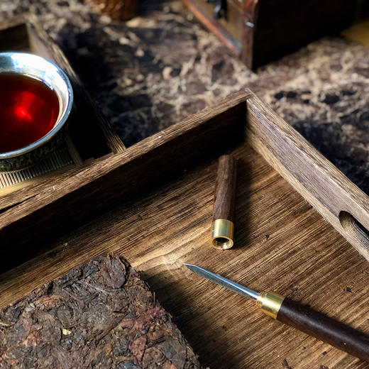 【干仓存放22年 布朗山古树茶砖】普洱熟茶 自然陈香 入口绵滑回甘好 250g/砖 *4，约1kg 商品图4