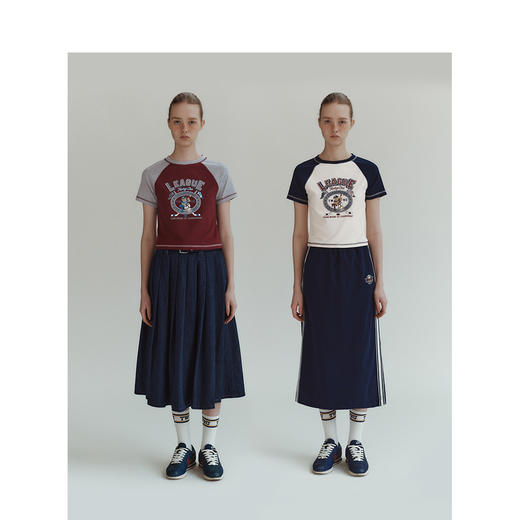 TeenieWeenie小熊卡通字母短袖圆领T恤女夏季女t恤TTRA246417N 商品图4