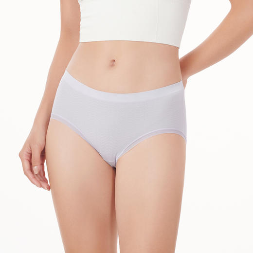 都市丽人健康一体美臀一体无缝内裤女无缝面料女士内裤中腰平角内裤LK45F2 商品图1