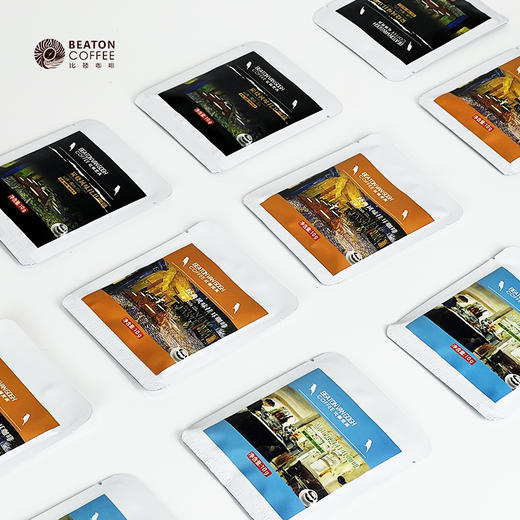 200克比顿·梵高挂耳咖啡经典原味/蓝山风味/炭烧风味 20袋/盒 商品图5