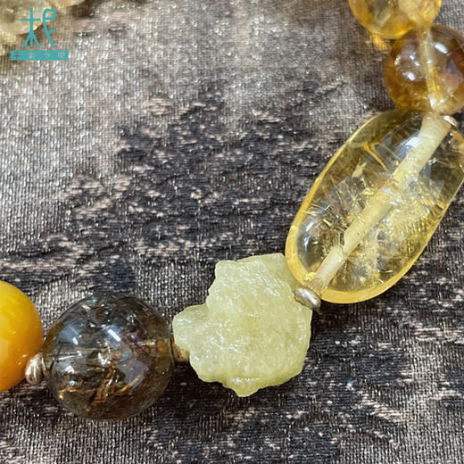 财运集合 2024离火财运亨通手链 阿赛黄水晶单圈扩香手链 商品图3