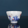 青花釉里红蝶恋花束腰杯 商品缩略图1