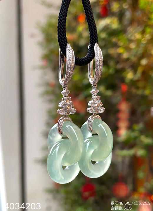 高冰木那双环耳坠   62999【4034203】 商品图3