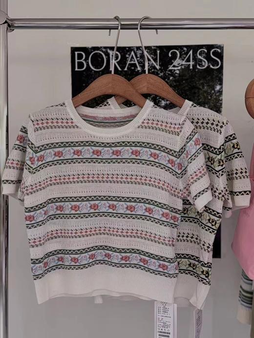 女毛织短袖上衣B2D6025 商品图0