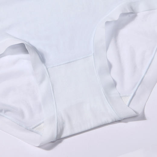 都市丽人健康系列薄透丝滑内裤女锦提花女士内裤速干中腰平角内裤LK45B7 商品图8