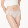都市丽人时尚系列蕾丝网布内裤女蕾丝女士内裤低腰平角内裤LK45C8 商品缩略图1