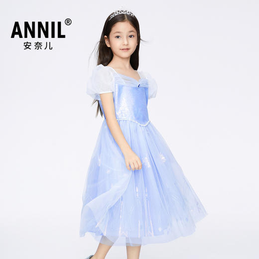 女童可爱网纱礼裙公主裙裙子夏季新款安奈儿童装实体店同款AG423784 商品图1