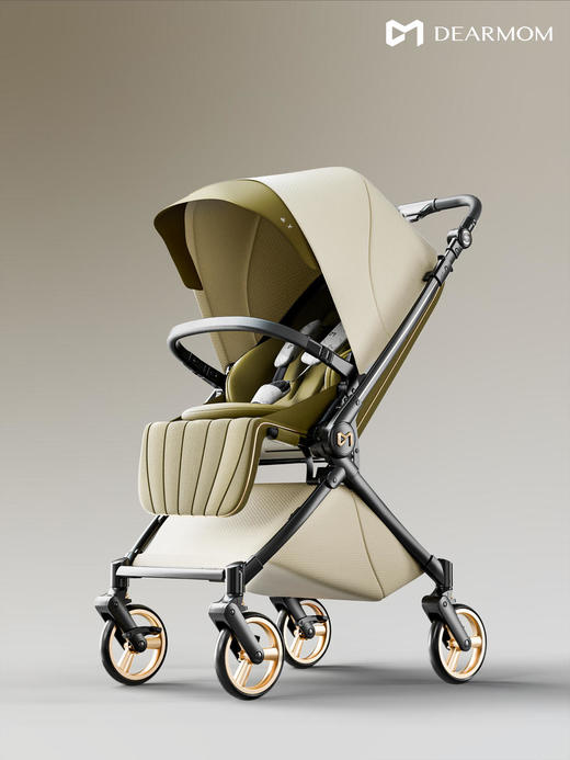 【孕e家】DearMom罗马假日苏古绿宴会款婴儿可坐躺轻便折叠手推车 商品图0
