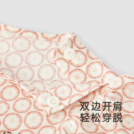 【商场同款】英氏童装连体衣纯棉短袖婴幼儿衣服新款爬服 商品图3