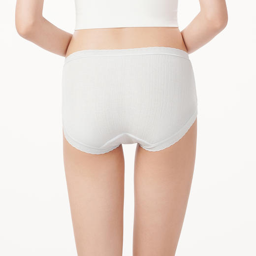 都市丽人健康系列舒肤棉内裤女人棉提花纯棉女士内裤中腰平角内裤LK45E2 商品图3