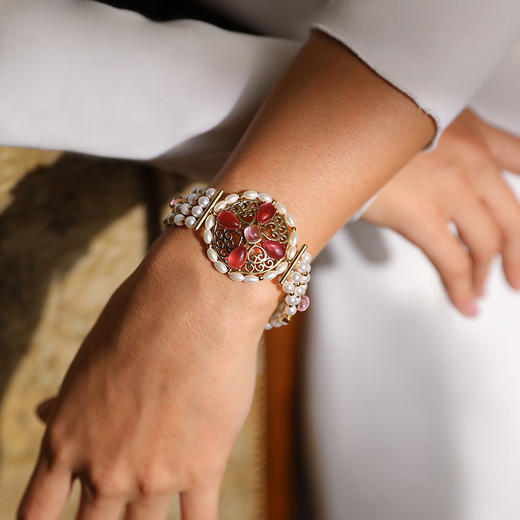 Rococo洛可可系列｜安娜公主粉色手链 商品图1