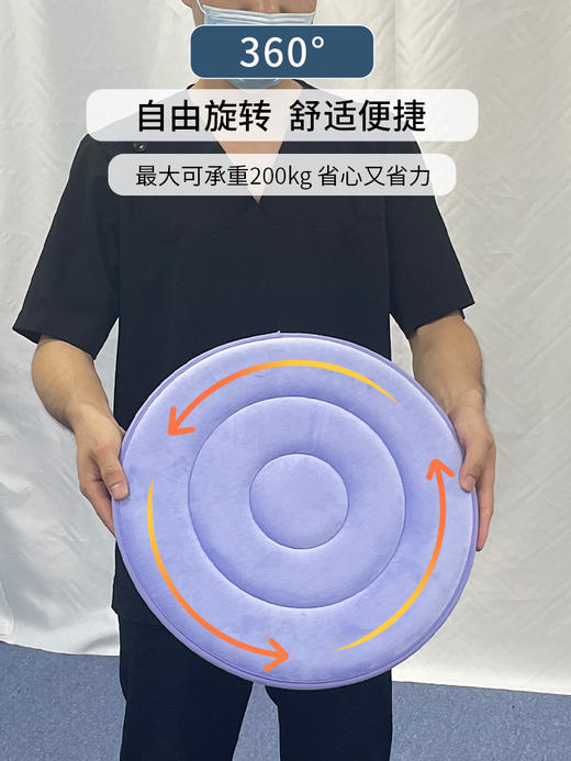 旋转坐垫多功能老人孕妇辅助转身旋转坐垫轮椅汽车旋转坐垫可水洗 商品图1