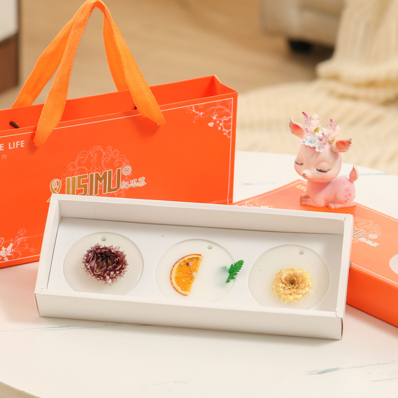 「礼盒装！无火香薰蜡片套装」礼物卧室衣柜干花固体香膏礼盒居家日用除味挂件伴手礼