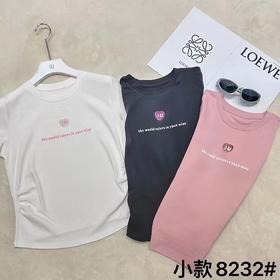 女车花e圆领短袖T8232