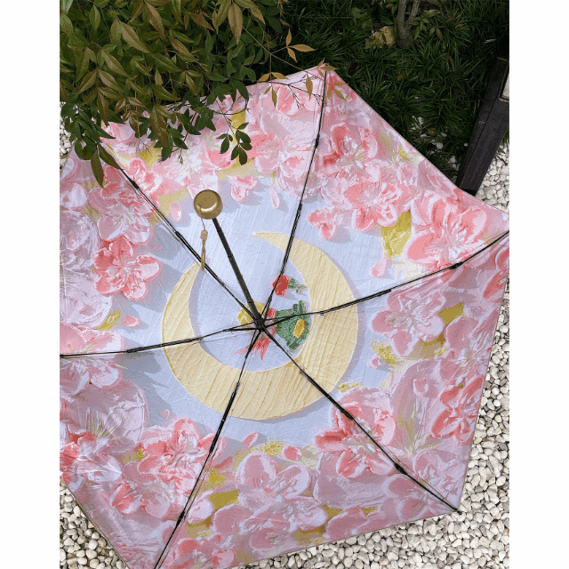 【全新升级 裸眼3D 立体油画伞】 五折迷你防晒太阳伞 晴雨两用伞   时尚金胶/经典黑胶 折叠防紫外线UPF50+   小巧便携