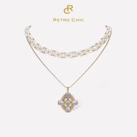 Rococo洛可可系列｜安娜公主项链套装（蓝色）