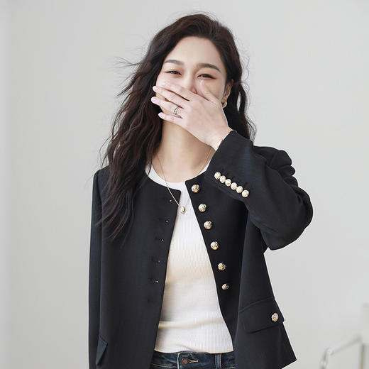 火桐hooton 法式圆领小香西装288388 商品图2