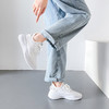 夏季【新款网鞋女 飞织鞋透气厚底增高】舒适休闲 简约网面小白鞋跑步 商品缩略图2