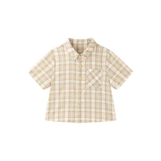 【商场同款】英氏童装上衣夏季纯棉短袖衬衫男宝衣服春夏新款 商品图4