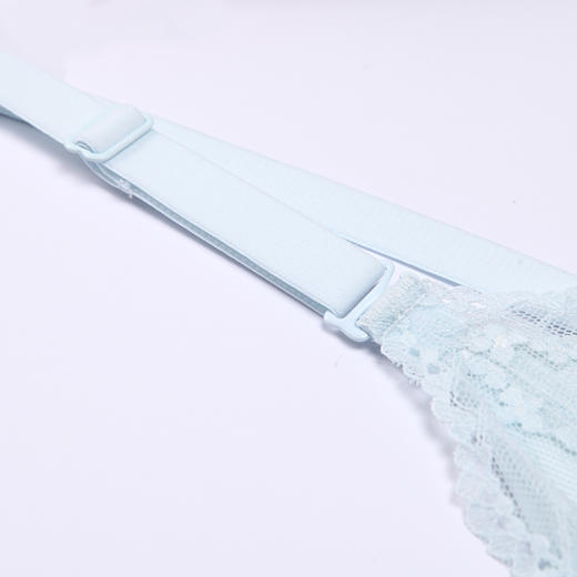 都市丽人凉感小凉风内衣女蕾丝文胸AB杯适穿3/4杯薄款树脂胶圈三排扣LB42B2 商品图6