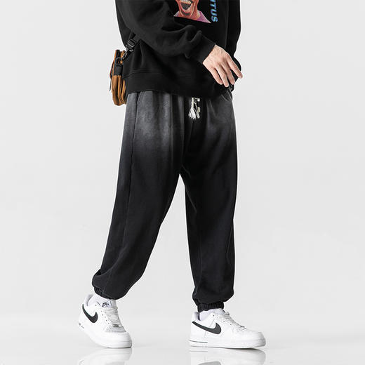 【新款DYF】大依优型大码束脚运动休闲裤加肥加大男装舒适胖子肥佬百搭工装裤运动裤长裤 商品图2