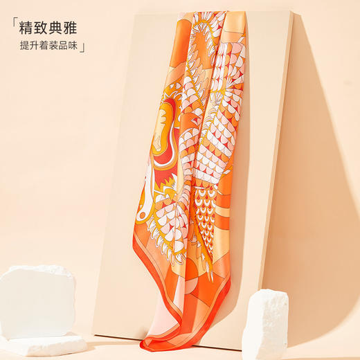  【3-5天发货】「比亲吻更柔软」钱皇 桑蚕丝丝巾 小方巾/中方巾/大方巾/超大方巾/沙滩巾 商品图3