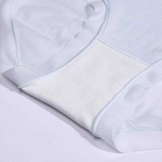 都市丽人健康系列薄透丝滑内裤女锦提花女士内裤速干中腰平角内裤LK45B7 商品图9