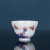 青花釉里红蝶恋花束腰杯 商品缩略图2