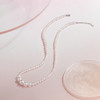周六福S925银珍珠项链女款颈链粉白珍珠优雅复古温柔送女友礼物 商品缩略图2