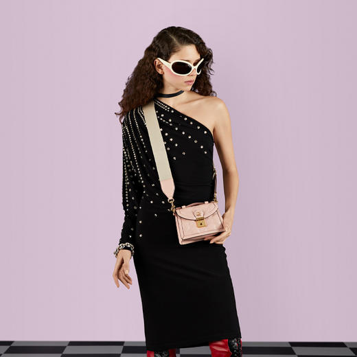 GUCCI 古驰 女士 GG Matelassé系列 绗缝皮革小号提挎包 粉色 724499 UM8HG 5941 商品图3