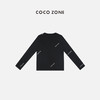 COCO ZONE2024春季新款长袖T恤圆领显瘦内搭打底衫 24C10114 商品缩略图0