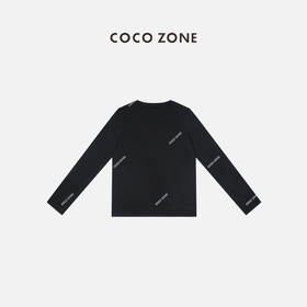 COCO ZONE2024春季新款长袖T恤圆领显瘦内搭打底衫 24C10114