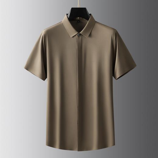 【高弹】【新款DK】大依优型大码短袖衬衫高弹加肥加大男装大号大码衬衣上衣男士绅士商务休闲半袖夏季 商品图1