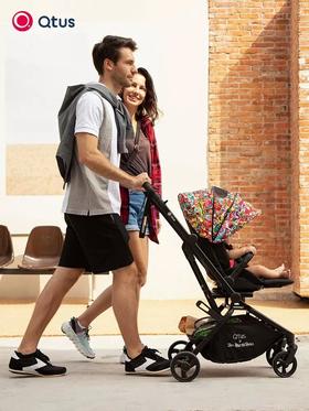 Qtus昆塔斯Q9plusLarkPro轻便型可登机婴幼儿推车（出生至36个月使用）