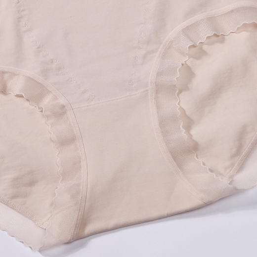 都市丽人基础系列舒肤棉内裤女100S棉纯棉女士内裤中腰平角内裤LK45G5 商品图7